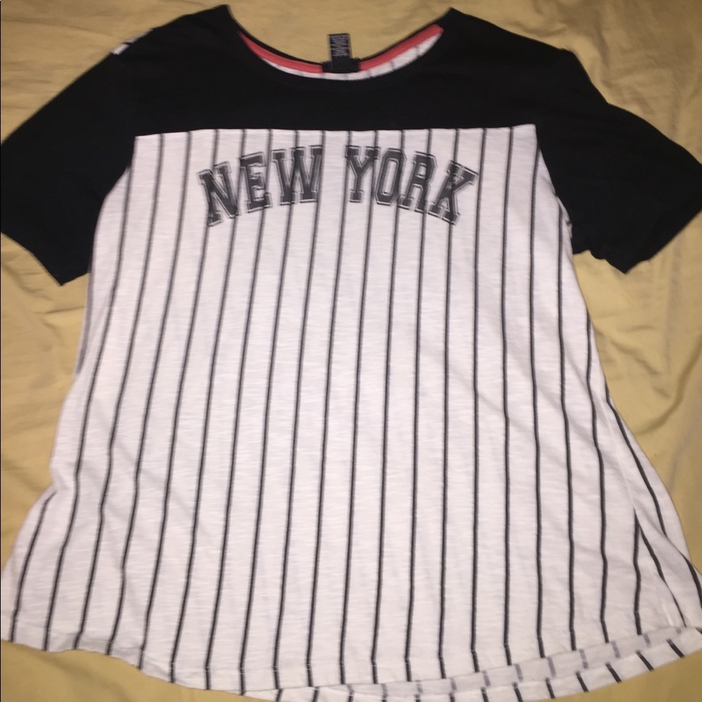 "New York" Baseball Style T-Shirt👚